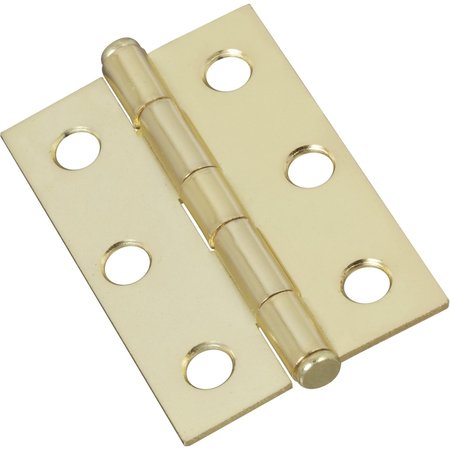 NATIONAL HARDWARE 2-1/2 in. L Brass Steel Cabinet Hinge , 2PK N146-753